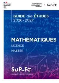 Guide des études Mathématiques