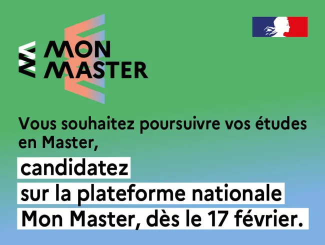 Candidature sur Mon Master