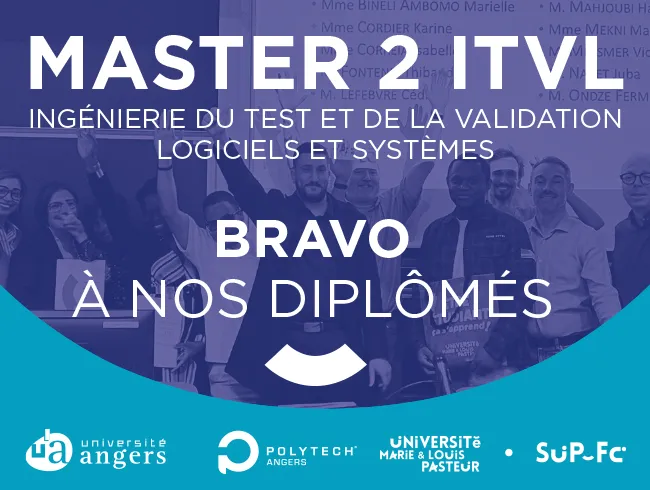 Remise des diplômes Master 2 ITVL
